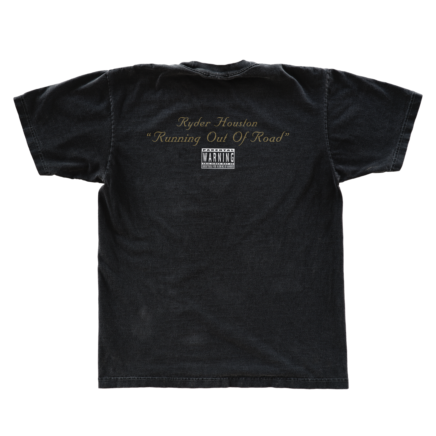 Running Out Of Road “Mr. Erotica” Black T-Shirt